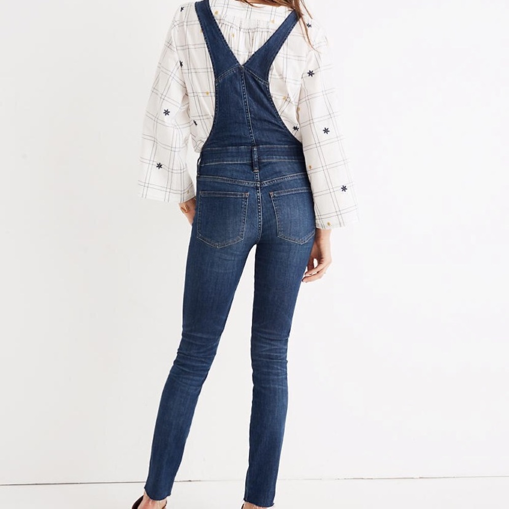 Size S Madewell Skinny Overalls: Eco Edition - Picture 3 of 6